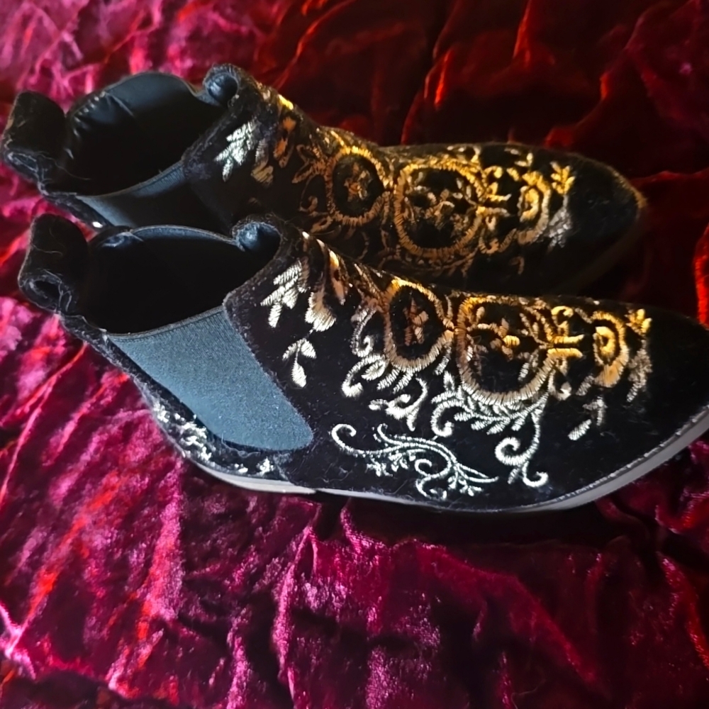 Toddler girls ankle boots with elastic